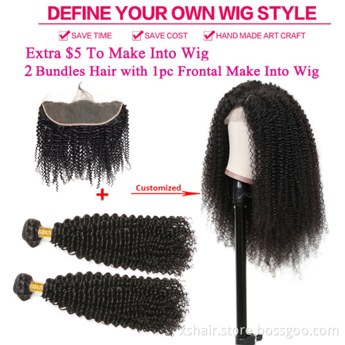Hot Selling Kinky curly Human Hair Bundles Cuticle Aligned unprocessed 10A Hair weaves virgin hair